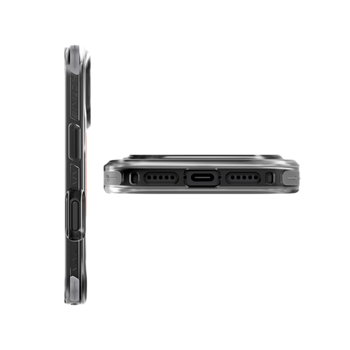 UNIQ HYBRID IPHONE 17 PRO MAX (2025) 6.9 MAGCLICK CHARGING COMBAT ACTIVE - FROST SMOKE / ORANGE (FROST SMOKE / ORANGE)