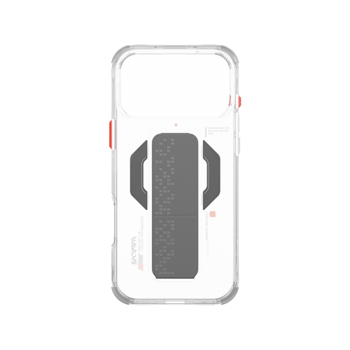 SKINARMA IPHONE 17 PRO MAX (2025) 6.9"
HAXA (MAG-CHARGE + GRIP-STAND) Clear
