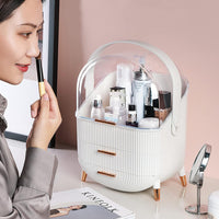 Skykey 3-Layer Large Makeup Organizer Bathroom Counter Bedroom 28×18×37 Cm PS HIPS Material - QY-2750