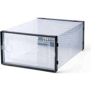 Skykey Transparent Shoe Storage Box 33×23×14 Cm PP Material Stackable Design - QY-2304-1