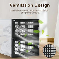 Skykey Transparent Shoe Storage Box 33×23×14 Cm PP Material Stackable Design - QY-2304-1