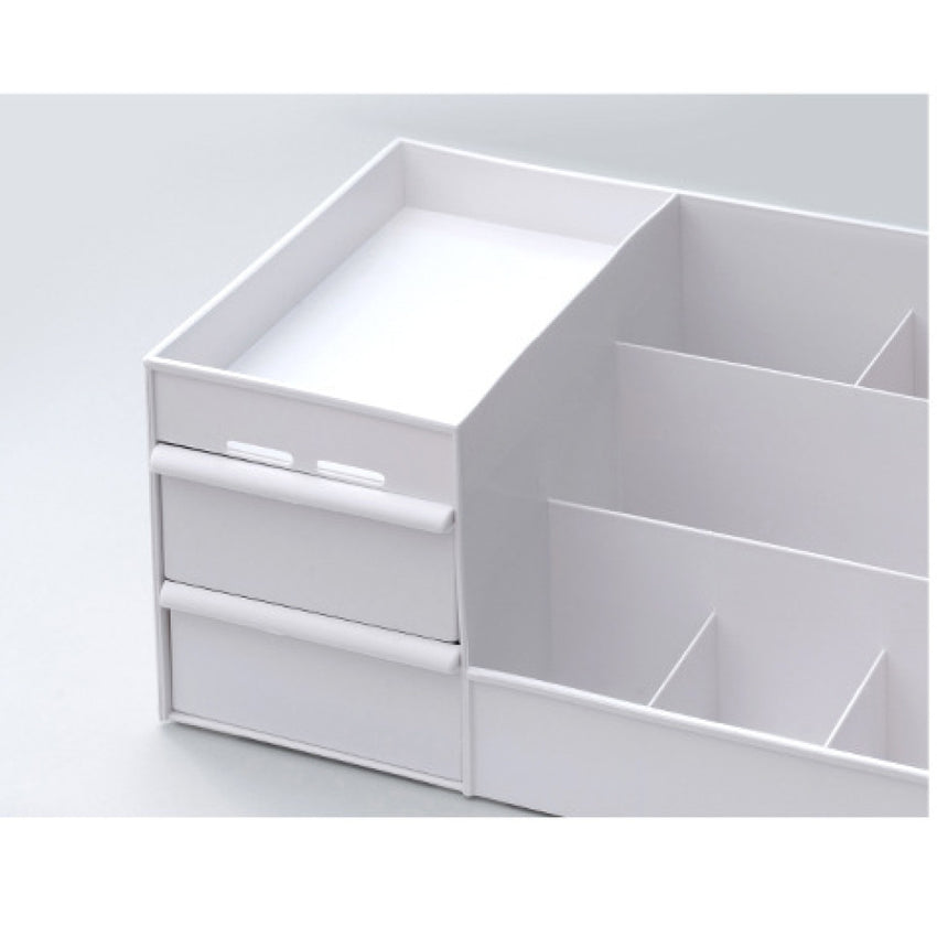 Skykey Small Makeup Storage Organizer 25.7×16×11.2 Cm PP Material Compact Design - QY-2701-1
