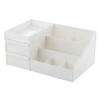 Skykey Small Makeup Storage Organizer 25.7×16×11.2 Cm PP Material Compact Design - QY-2701-1