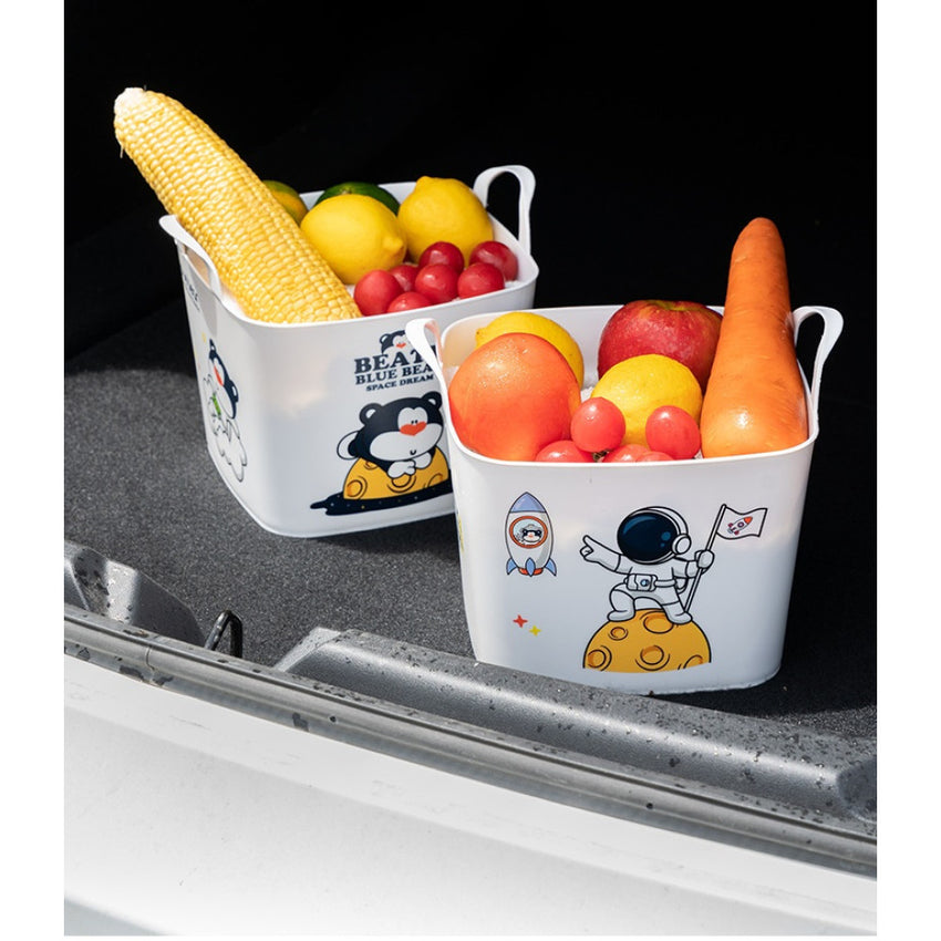 Skykey Extra Large Square Laundry Basket 46×37×43 Cm Dirty Clothes Storage Toy Organizer Copolymer PP - QY-2501-4