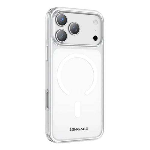 جراب iEngage الصلب الشفاف لهاتف iPhone 17 Pro من Magsafe
