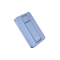 MOCOLL 5000mAh Blue Magnetic Power Bank Stand – PD 20W Fast Wireless Charging