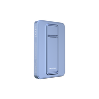 MOCOLL 5000mAh Blue Magnetic Power Bank Stand – PD 20W Fast Wireless Charging