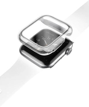 UNIQ GARDE HYBRID WATCH CASE WITH SCREEN PROTECTION 41MM DOVE (CLEAR)