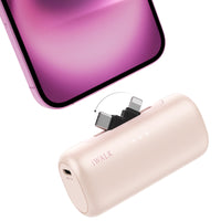 iWALK LinkPod Switch | USB-C and Lightning Plug Portable Charger Pink