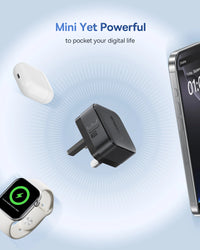 Baseus Palm Fast Charger 1C 30W - Cluster Black
(with Baseus Cable USB-C to USB-C 60W)