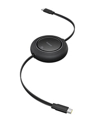 Baseus Free2Pull Mini Retractable Cable USB-C to USB-C 100W 1.5m - Cluster Black