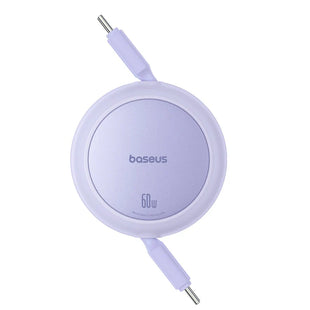 Baseus Free2Pull Mini Cable USB-C to USB-C 60W 1m - Nebula Purple