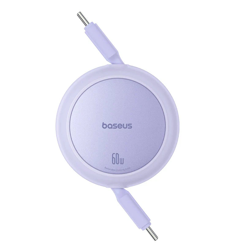 Baseus Free2Pull Mini Cable USB-C to USB-C 60W 1m - Nebula Purple