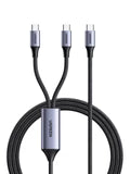 UGREEN 2-in-1 Universal PD Fast Charging Cable 5A Max 100W max black US561