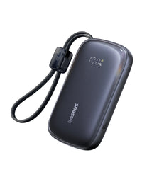 Baseus EnerFill FC21 Qpow3 Ultra Digital Display Power Bank with Detachable Cable 20000mAh 45W - Cosmic Black