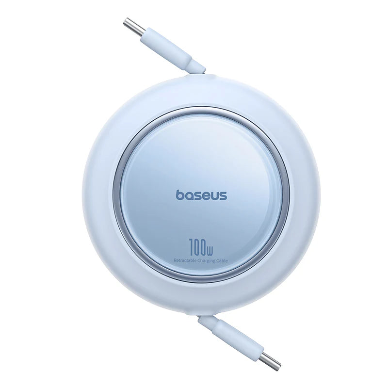Baseus Free2Pull Mini Retractable Cable USB-C to USB-C 100W 1.5m - Galaxy Blue