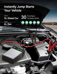 Ravpower 12000mAh (44.4Wh) Jump Starter 2 in 1 with air compressor black