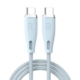 RAVPower RP-CB1037 60W C-C 1.2M USB2.0 3A Cable Light Blue
