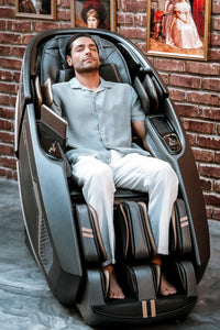 ROTAI LUXURY MASSAGE CHAIR GRAY-RED RT8900