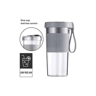 Sky Key Juicer USB Rechargeable Cordless Mini 320ml Portable Juicer Cup – Gray