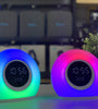 LEEDOR RBG Colorful Wireless Digital Display Speaker TWS Home Desktop Bluetooth Speaker LD-P11