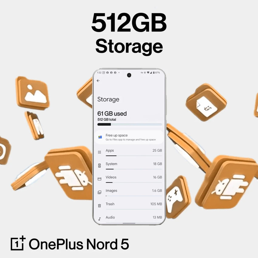 Oneplus Nord 5 5G (12GB /512GB) Phantom Grey