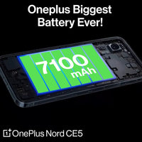OnePlus Nord CE5 5G Smartphone - 256GB Storage, 8GB RAM - Black Infinity (CPH2719)