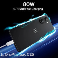 OnePlus Nord CE5 5G Smartphone - 256GB Storage, 8GB RAM - Black Infinity (CPH2719)