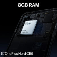 OnePlus Nord CE5 5G Smartphone - 256GB Storage, 8GB RAM - Black Infinity (CPH2719)
