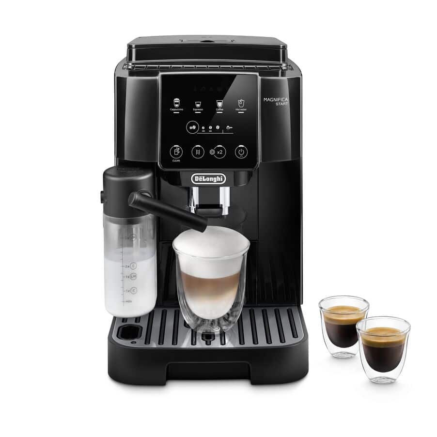 Delonghi Coffee Machine 1450W 15 Bar Black High-Power Espresso Machine with 1L Tank