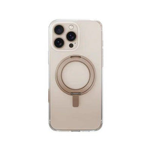 UNIQ HYBRID IPHONE 16 PRO MAX MAGCLICK CHARGING SWIVIX WITH 360 ROTATING KICKSTAND - TAUPE GOLD (TAUPE GOLD)