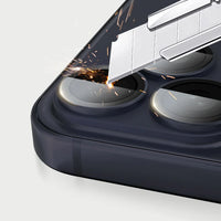 MOCOLL 360° Camera Lens Protector for iPhone 17 Pro | Tempered Glass with Metal Frame - Blue Color