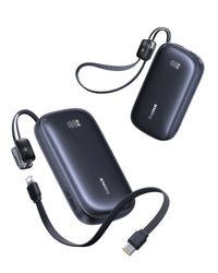 Baseus EnerFill FC21 Qpow3 Ultra Digital Display Power Bank with Detachable Cable 20000mAh 45W - Cosmic Black