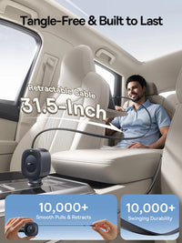 Baseus PrimeTrip VR2 Car Charger with Retractable Cable C+C 30W - Cosmic Black