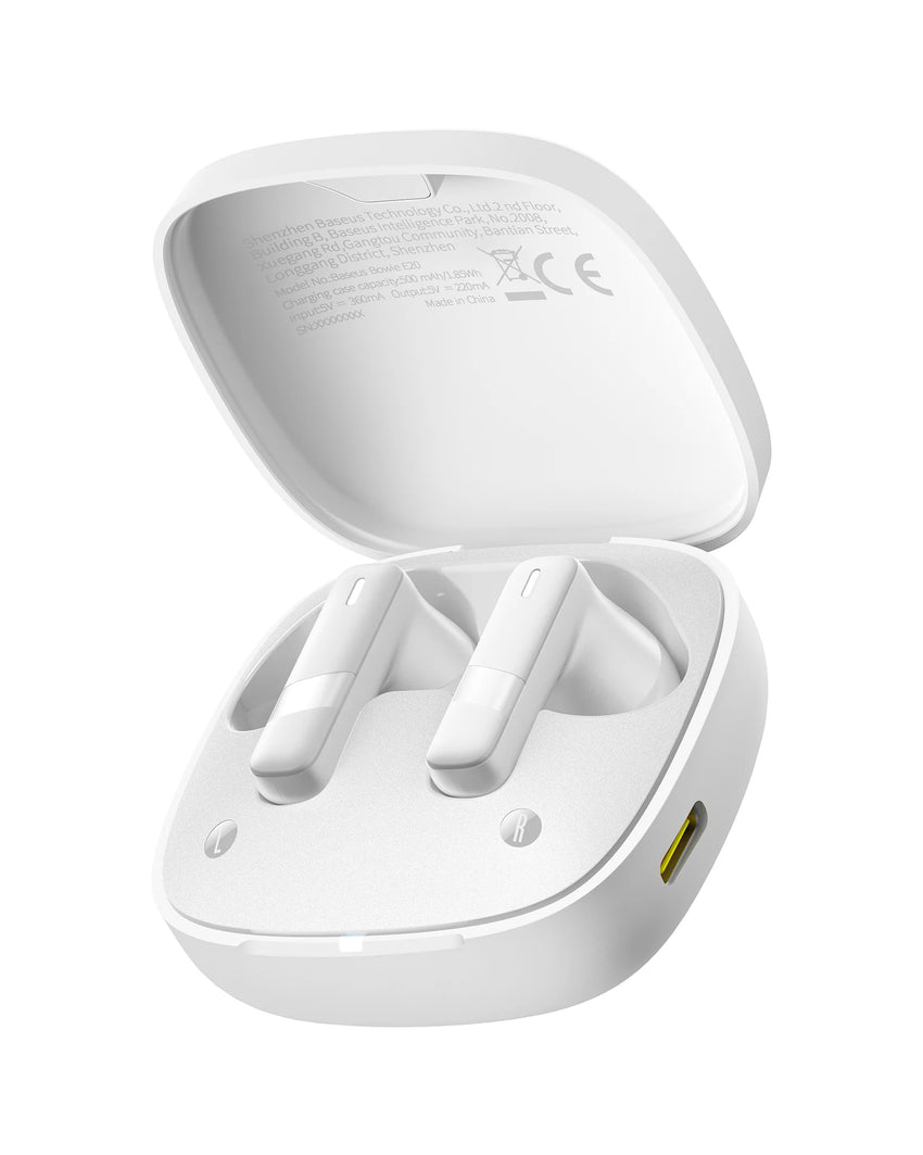 Baseus Bowie E20 True Wireless Earphones - Stellar White