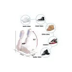 Hacer Electric Shoes Dryer Corded Boots Warmer with Folding and Drying Rack for Gloves Electric Shoe Dryer – White