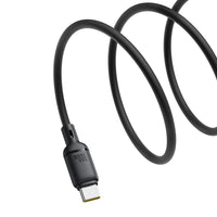 Baseus Silky Fast Charging Cable USB-C to USB-C 100W 1m - Cluster Black