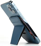 UNIQ LYFT MAGNETIC SNAP-ON STAND AND CARD HOLDER  - NAUTICAL BLUE (BLUE) EOL