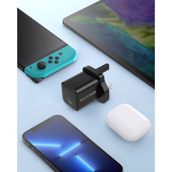 Ravpower RP-PC167 PD 20W Wall Charger 1C black