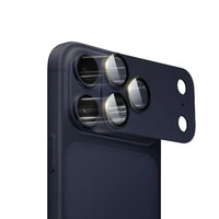 MOCOLL 360° Camera Lens Protector for iPhone 17 Pro Max | Tempered Glass with Metal Frame - Blue Color