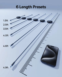 Baseus Free2Pull Mini Retractable Cable USB-C to USB-C 100W 1.5m - Cluster Black