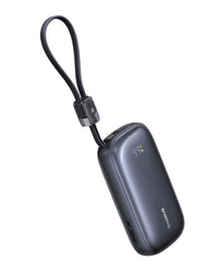 Baseus EnerFill FC21 Qpow3 Ultra Digital Display Power Bank with Detachable Cable 20000mAh 45W - Cosmic Black