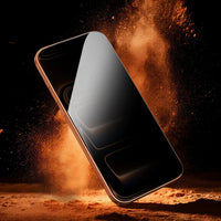 Mocoll for iPhone 17 Pro Max Screen Protector, 2.5D Full Cover Privacy Tempered Glass - Black