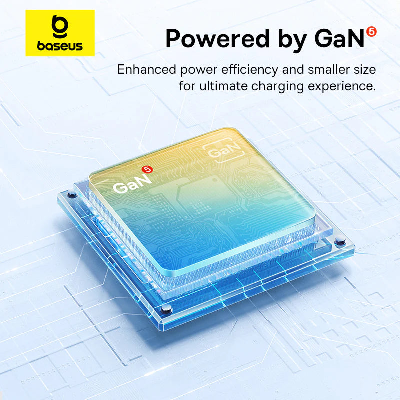 Baseus Palm Fast Charger 2C+U 65W - Cluster Black
(with Baseus Cable USB-C to USB-C 100W)