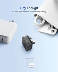 Baseus Palm Fast Charger 1C 30W - Cluster Black
(with Baseus Cable USB-C to USB-C 60W)