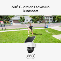 Eufy 3K Daul Cameras Pan and Tilt SoloCam S340 -Black+White