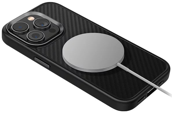 UNIQ HYBRID IPHONE 15 PRO MAX MAGCLICK CHARGING KEVA - CARBON (BLACK)