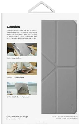 UNIQ CAMDEN IPAD 10TH GEN (2022)  - FOSSIL (GREY)