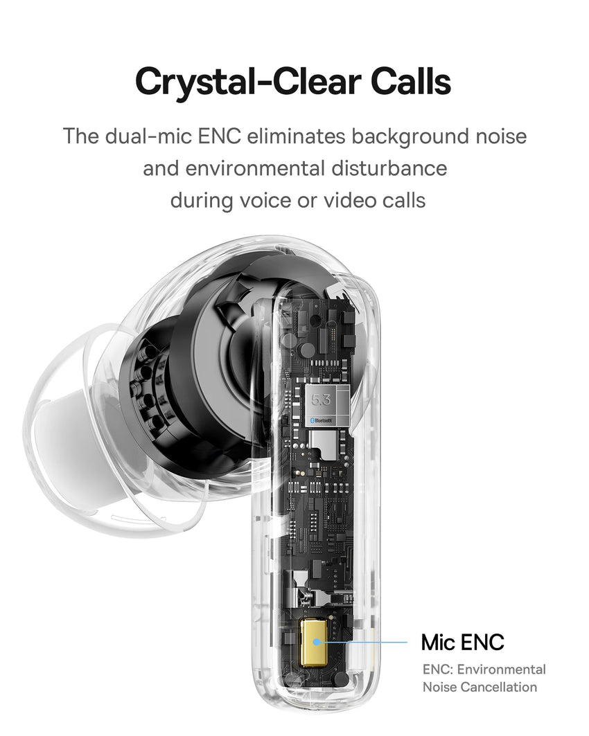 Baseus Bowie E20 True Wireless Earphones - Stellar White