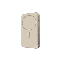 MOCOLL 5000mAh Gold Magnetic Power Bank Stand – PD 20W Fast Wireless Charging